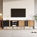 Mueble TV con 3 puertas Mueble TV con 3 puertas Natural