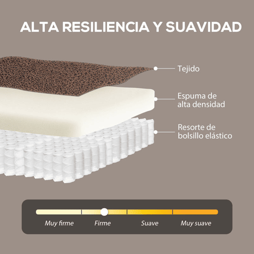 HOMCOM Poltrona Reclinável Manual Poltrona de Couro Sintético com Apoio para os Pés Encosto Alto Acolchoamento Espesso até 135º para Sala Quarto 84x85x104 cm Marrom