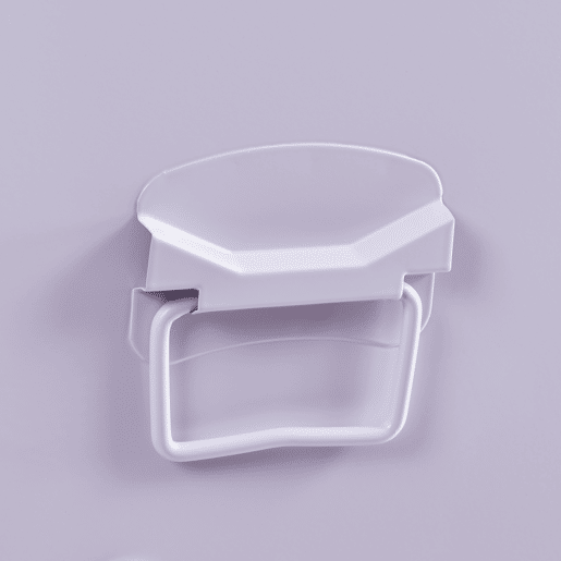 Cacifo individual Kurikka com 2 prateleiras metal 137x38x38 cm Roxo claro en.casa
