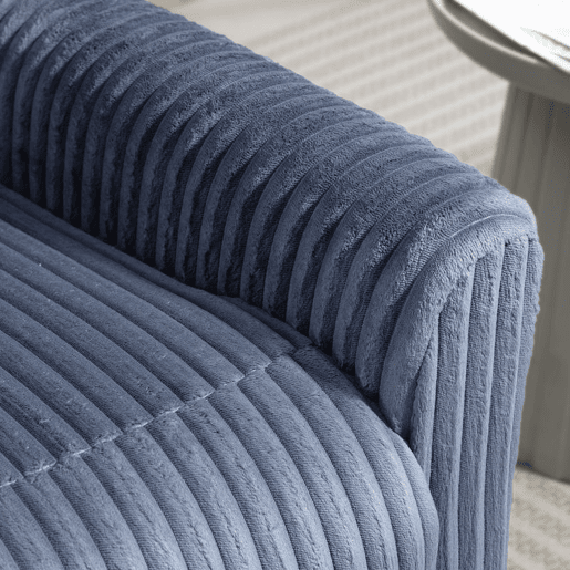 HOMCOM Poltrona Relax Reclinável Poltrona Reclinável Manual Estofada em Veludo Instalação Rápida Apoio para Pés Acolchoamento Grosso Para Sala de Estar Quarto Escritório 73x86x100 cm Azul Escuro
