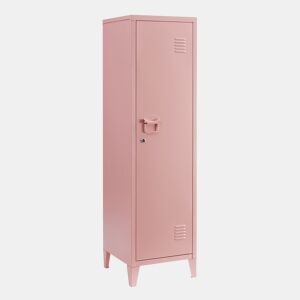 Cacifo individual Kurikka com 2 prateleiras metal 137x38x38 cm Rosa en.casa