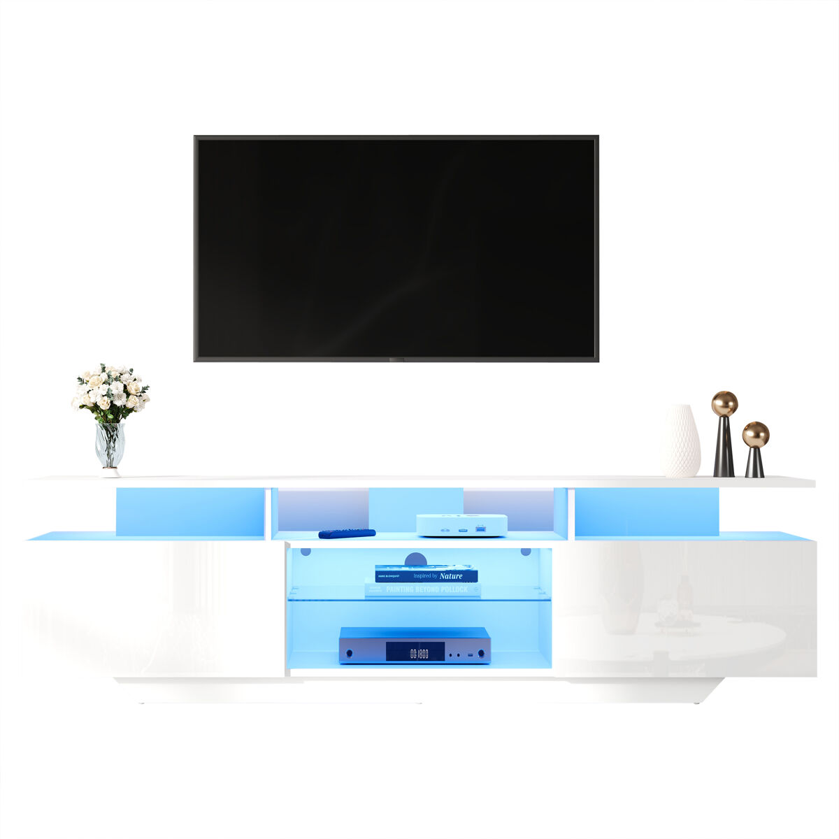 Mueble TV con 2 puertas
