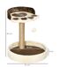 Árbol para Gato Aglomerado de Madera, Felpa PawHut Árbol para Gato Aglomerado de Madera, Felpa PawHut Marrón