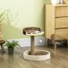 Árbol para Gato Aglomerado de Madera, Felpa PawHut Árbol para Gato Aglomerado de Madera, Felpa PawHut Marrón