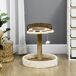 Árbol para Gato Aglomerado de Madera, Felpa PawHut Árbol para Gato Aglomerado de Madera, Felpa PawHut Marrón