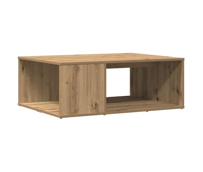 Mesa de centro madera de ingeniería roble artisan 90x67x33 cm