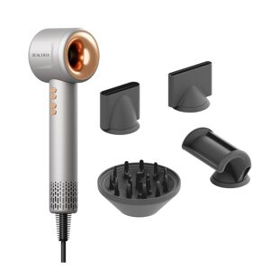Beautifly Secador de Cabelo IonBoost 1600 W Cinza, Ionização Avançada, Secagem Rápida