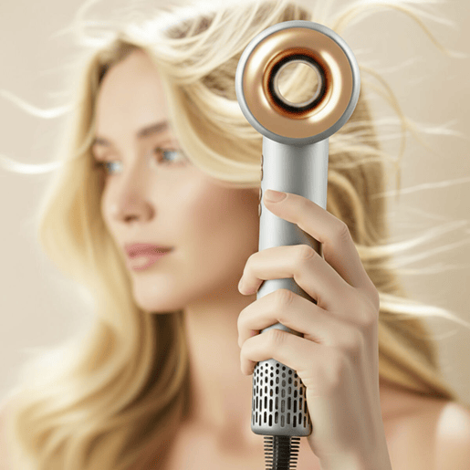 Beautifly Secador de Cabelo IonBoost 1600 W Cinza, Ionização Avançada, Secagem Rápida