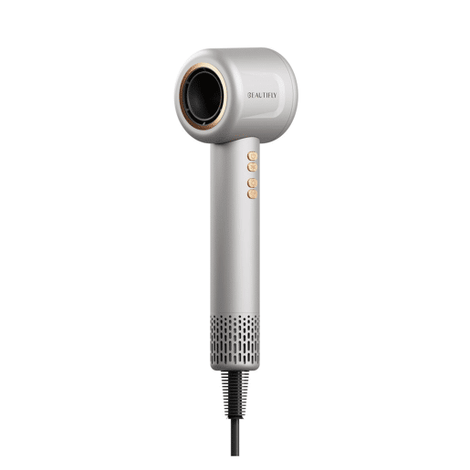 Beautifly Secador de Cabelo IonBoost 1600 W Cinza, Ionização Avançada, Secagem Rápida