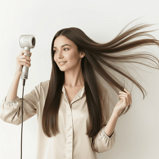 Beautifly Secador de Cabelo IonBoost 1600 W Cinza, Ionização Avançada, Secagem Rápida