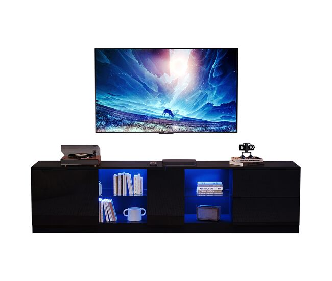 Mueble TV con 1 puerta y 2 cajones 160