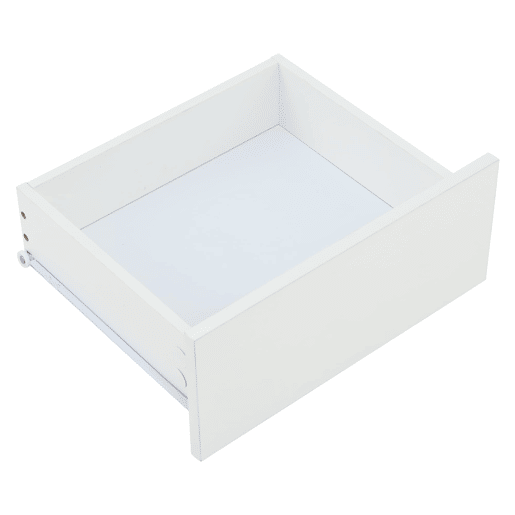 Aparador 140x40x65 cm - 3 gavetas, 2 portas, com LED - Branco