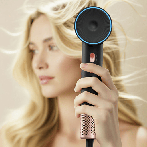 Beautifly Secador de Cabelo VelaAir Preto com tela LCD, silencioso e rápido