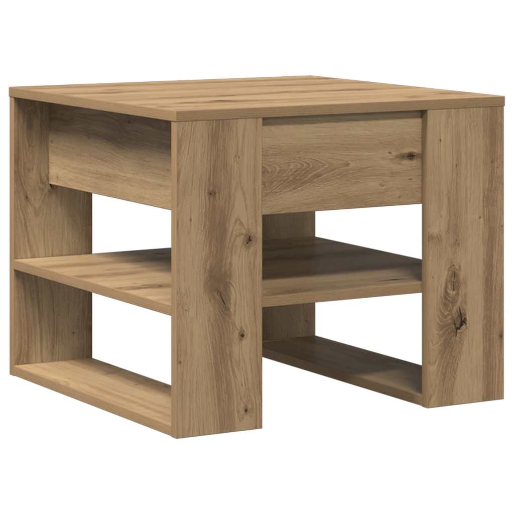 mesa de centro madera de ingenieria roble artisan 555x55x45 cm