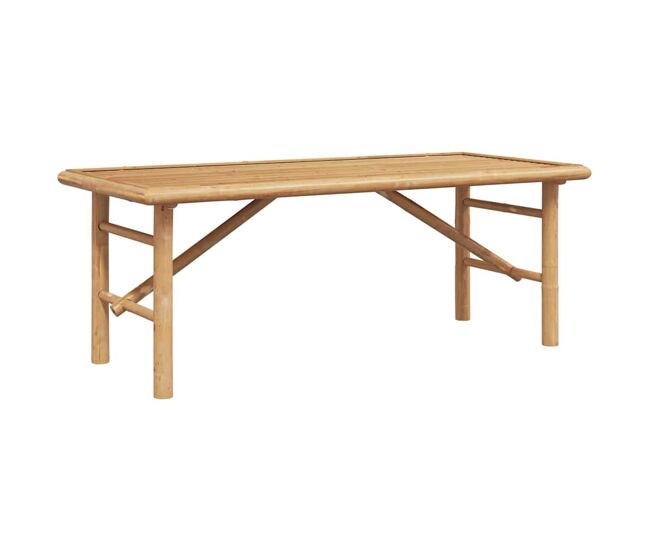 Mesa de café marrón 110 x 50 x 43 cm bambú