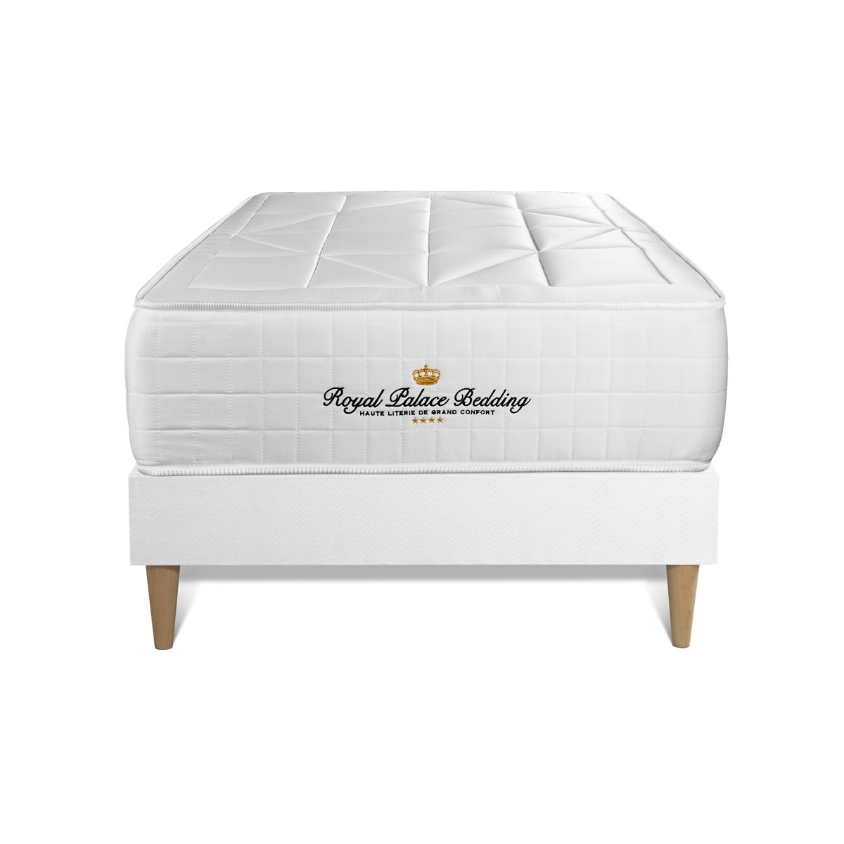 Pack colchón windsor 90x200cm + somier, espuma viscoelástica y muelles ensacados