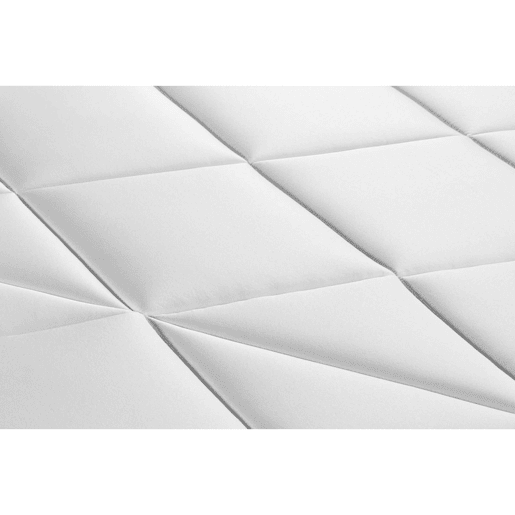 Conjunto de Estrado Branco + Colchão ROYAL PALACE BEDDING Windsor (90x200 cm - Viscoelástica y molas ensacadas- Altura: 26 cm)