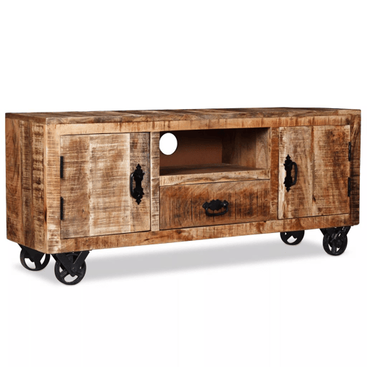 Móvel de TV Buffet de TV design prático madeira de manga crua 120 cm 2502131 Móvel de TV Buffet de TV design prático madeira de manga crua 120 cm 2502131