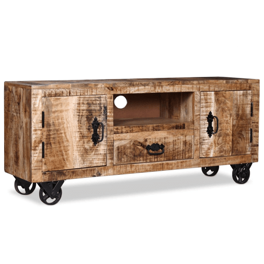 Móvel de TV Buffet de TV design prático madeira de manga crua 120 cm 2502131 Móvel de TV Buffet de TV design prático madeira de manga crua 120 cm 2502131