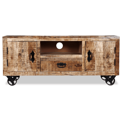 Móvel de TV Buffet de TV design prático madeira de manga crua 120 cm 2502131 Móvel de TV Buffet de TV design prático madeira de manga crua 120 cm 2502131