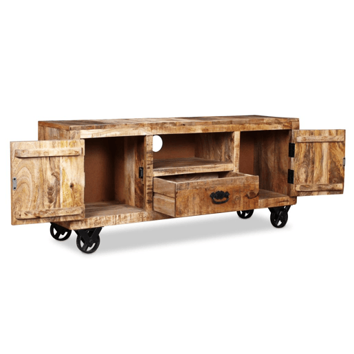 Móvel de TV Buffet de TV design prático madeira de manga crua 120 cm 2502131 Móvel de TV Buffet de TV design prático madeira de manga crua 120 cm 2502131