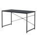 Escritorio ordenador mesa de trabajo metal y MDF Escritorio ordenador mesa de trabajo metal y MDF Negro