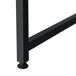 Escritorio ordenador mesa de trabajo metal y MDF Escritorio ordenador mesa de trabajo metal y MDF Negro