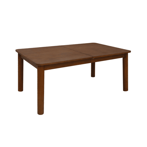 Mesa de jantar retangular extensÃvel em madeira para 6 a 10 lugares, Solene, Madeira de nogueira, 270x100x75 cm Mesa de jantar retangular extensÃvel em madeira para 6 a 10 lugares, Solene, Madeira de nogueira, 270x100x75 cm