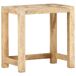 Juego de mesitas auxiliares 2 piezas madera maciza de mango Juego de mesitas auxiliares 2 piezas madera maciza de mango Marrón