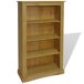 Estantería mueble de diseño librería con niveles pino Estantería mueble de diseño librería con niveles pino Marrón