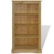 Estantería mueble de diseño librería con niveles pino Estantería mueble de diseño librería con niveles pino Marrón