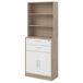 Estantería oficina 2 cajones 2 puertas abatibles 3 estantes Estantería oficina 2 cajones 2 puertas abatibles 3 estantes Multicolor