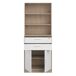 Estantería oficina 2 cajones 2 puertas abatibles 3 estantes Estantería oficina 2 cajones 2 puertas abatibles 3 estantes Multicolor