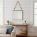Max Home Espejo pared cuadrado con marco metal y cuerda 40x3 Max Home Espejo pared cuadrado con marco metal y cuerda 40x3 Negro