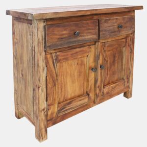 Buffet aparador console armário de armazenamento madeira maciça recuperada 75 cm 4402019