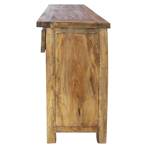 Buffet aparador console armário de armazenamento madeira maciça recuperada 75 cm 4402019