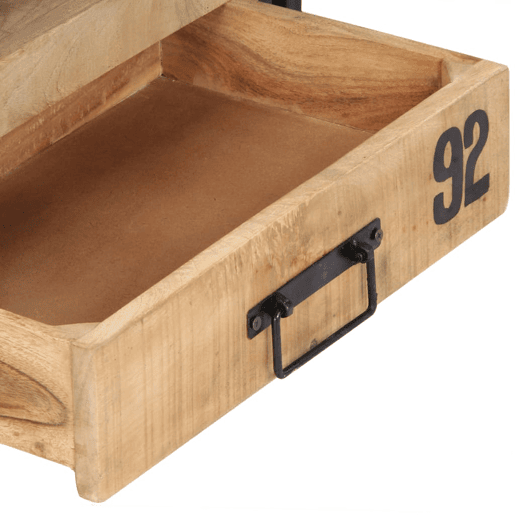Móvel de TV Buffet de TV design prático 100 cm madeira de mangueira maciça 2502272