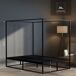 Cama de metal - Batoni - Metal 145x206 Cama de metal - Batoni - Metal 145x206 Negro