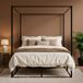 Cama de metal - Batoni - Metal 145x206 Cama de metal - Batoni - Metal 145x206 Negro