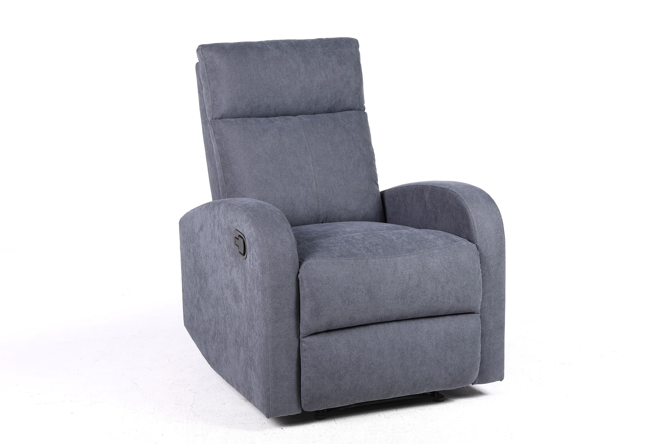 Sillón Relax Reclinable Tapizado Gris