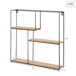 Max Home Set 4 estanterías pared madera varias medidas 48 Max Home Set 4 estanterías pared madera varias medidas 48 Negro/ Madera