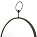 Max Home Espejo pared ovalado con marco y enganche metal 35x2 Max Home Espejo pared ovalado con marco y enganche metal 35x2 Negro