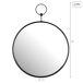 Max Home Espejo pared ovalado con marco y enganche metal 35x2 Max Home Espejo pared ovalado con marco y enganche metal 35x2 Negro
