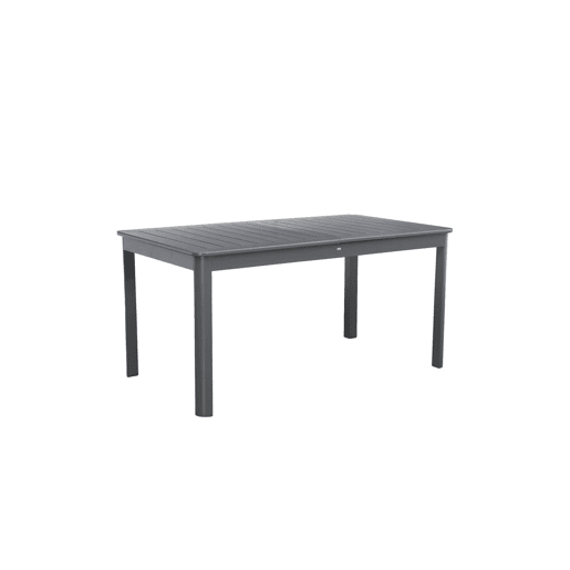 Mesa de jardim extensível em alumínio, 6 lugares, Seattle, Antracite, 218.5x89x75 cm