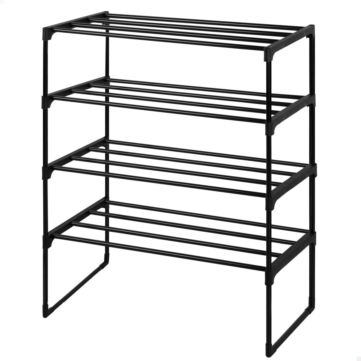 Max Home Estantería zapatero plástico 4 niveles 68