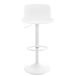 Juego de 2 taburetes de bar giratorios de diseño Juego de 2 taburetes de bar giratorios de diseño Blanco