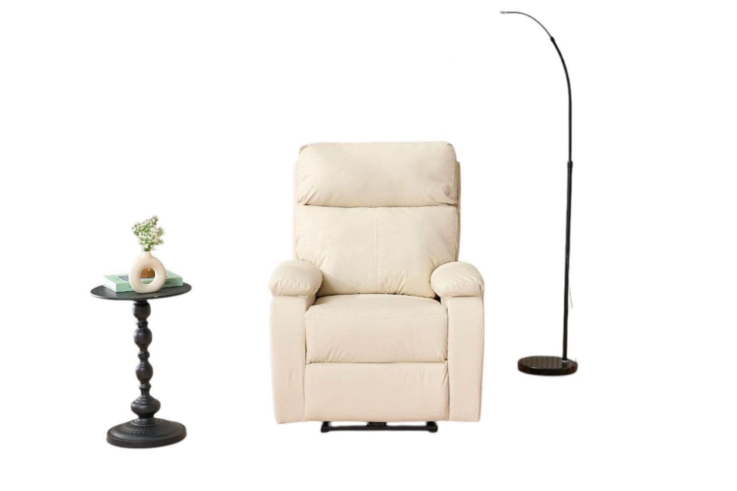 Sillón Relax Eléctrico Reclinable 1 Plaza Gris