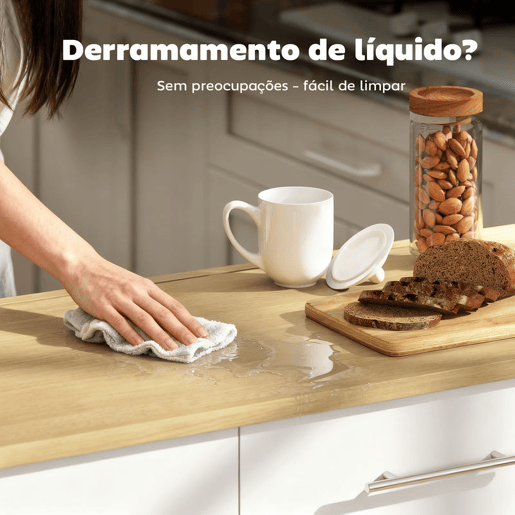 HOMCOM Ilha de Cozinha com Rodas, Tampo Dobrável, Carrinho de Cozinha com 2 Portas de Fecho Suave, Tabuleiro Removível de 3 Níveis, 2 Gavetas, Porta-Toalhas, Porta-Especiarias, Branco HOMCOM Ilha de Cozinha com Rodas, Tampo Dobrável, Carrinho de Cozinha com 2 Portas de Fecho Suave, Tabuleiro Removível de 3 Níveis, 2 Gavetas, Porta-Toalhas, Porta-Especiarias, Branco