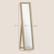 Espejo Cuerpo Entero MDF, Vidrio Templado HOMCOM Espejo Cuerpo Entero MDF, Vidrio Templado HOMCOM Marrón