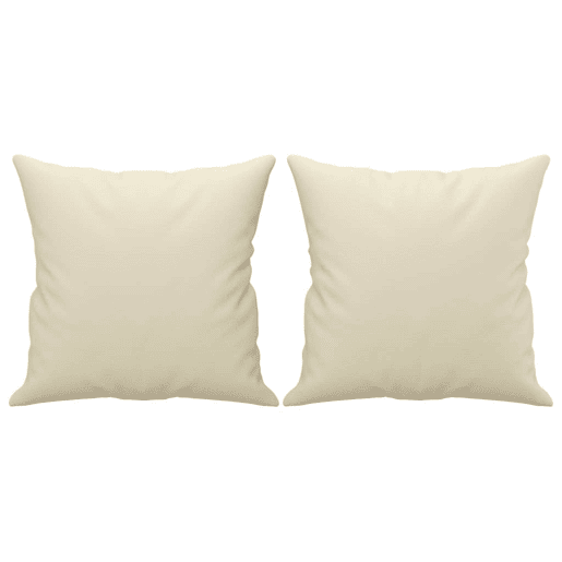 Sofá 2 lugares, Sofá fixo + almofadas decorativas 120cm couro artif. creme Sofá 2 lugares, Sofá fixo + almofadas decorativas 120cm couro artif. creme